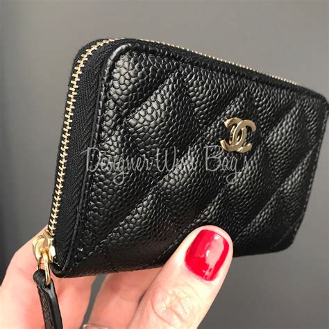 chanel coin pouch price|chanel small wallet zip.